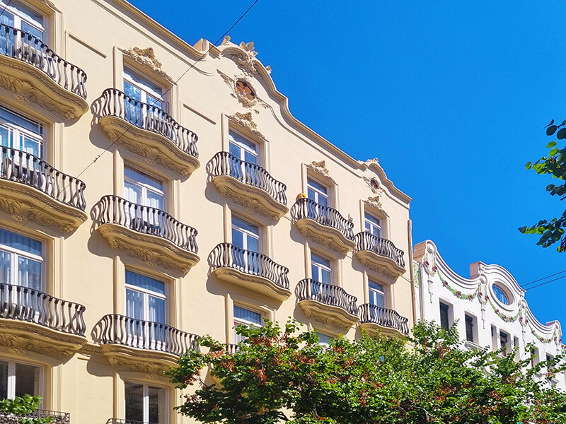 Calle Ciril Amoros in Pla del Remei, Valencia, Spain