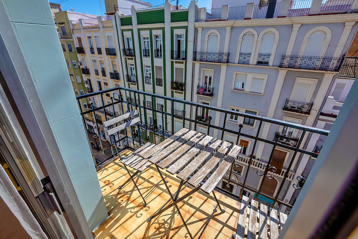 Apartment for sale Ruzafa Valencia - balcony