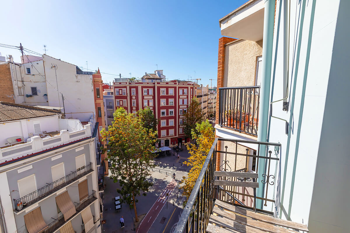 Apartment for sale Ruzafa Valencia - balcony