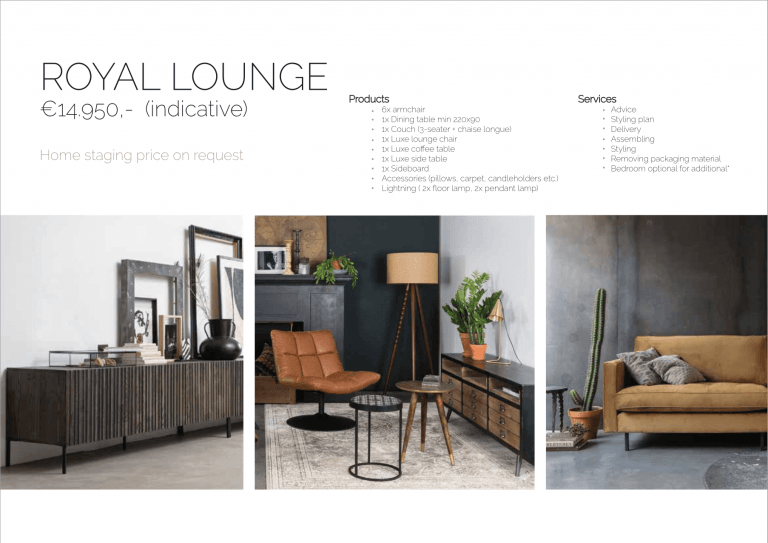 Interior package 'Royal Lounge Eixample'